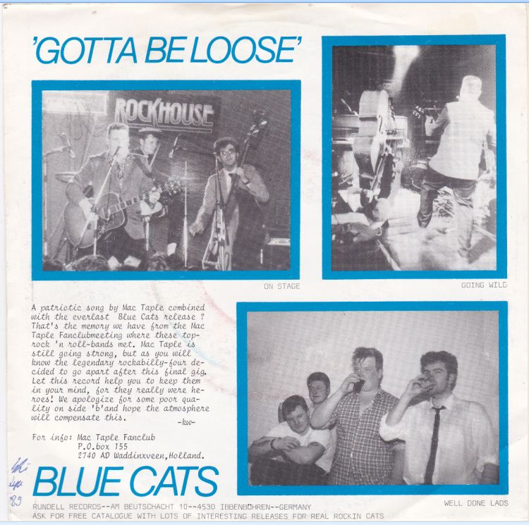 Gotta Beloose Blue Cats - Mac Taple B-side