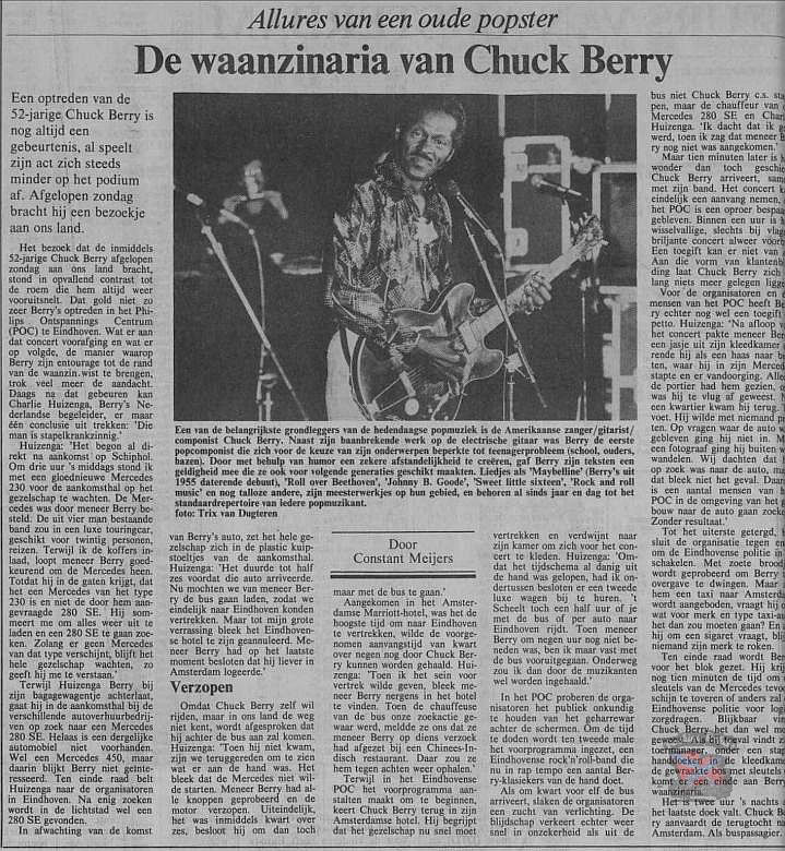 De waanzinaria van Chuck Berry